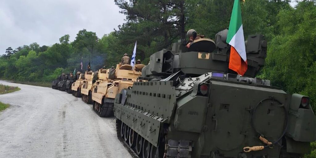 アイルランドには戦車がないにも関わらず、戦車オリンピックでアイルランドの新人選手がアメリカ陸軍を破った