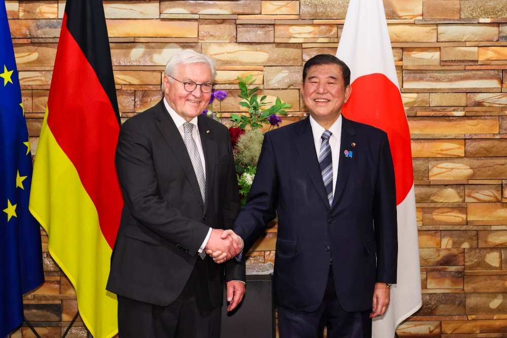 石破内閣総理大臣とシュタインマイヤー・ドイツ連邦共和国大統領との会談及びワーキング・ディナー｜外務省