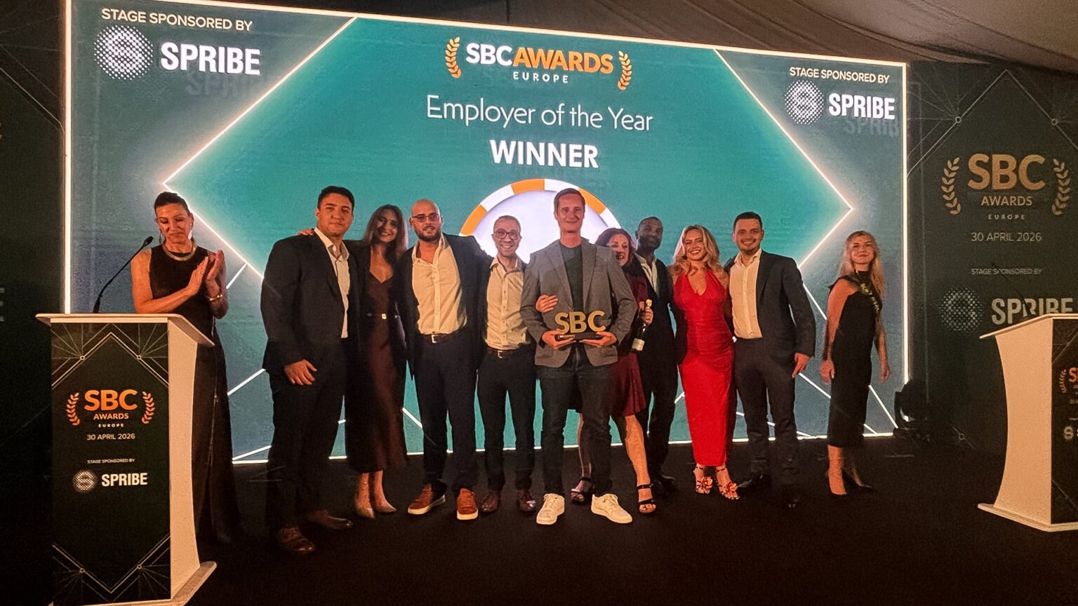El Grupo Betsson は、Empleador del Año en los SBC Awards Europe 2026 を受賞しました |ヨゴネット ラテンアメリカ