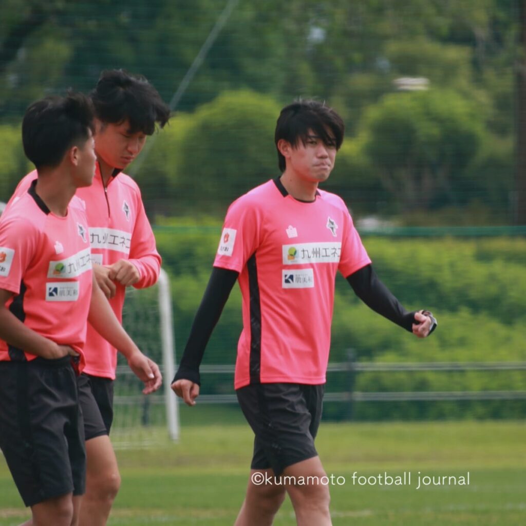 【明治安田J2・J3百年構想リーグWEST-B 第15節 vs 北九州】試合前コメント／MF 根岸恵汰「北九州はボールを大事にする上手いチーム。相手よりも守備で上回って、攻撃させないことが大事になる」 : kumamoto Football Journal