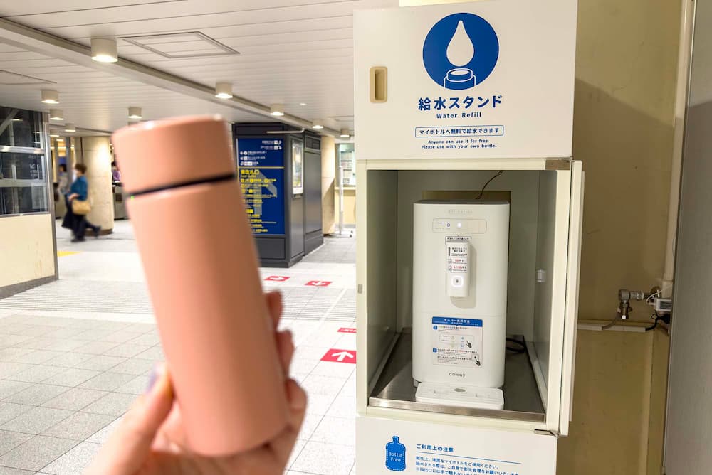 これ無料？暑い時期に助かる♪兵庫県内の阪急電車5駅で「給水機（ウォータースタンド）」を設置 [画像]