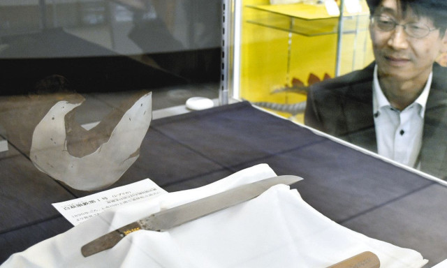 神秘的 隕石から作った刀　富山市科学博物館で展示