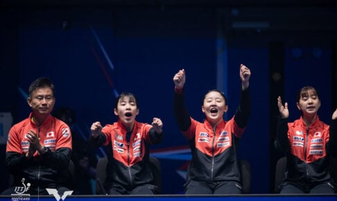 【世界卓球2026団体戦】日本 vs. ウクライナ｜リアルタイム速報・途中スコア・試合結果　橋本帆乃香、張本美和、早田ひなが圧巻ストレートでメダル確定