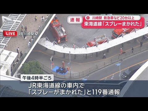 【速報】JR東海道線が横浜駅～品川駅の上りで運転見合わせ「スプレー撒かれた」と通報(2026年5月10日)