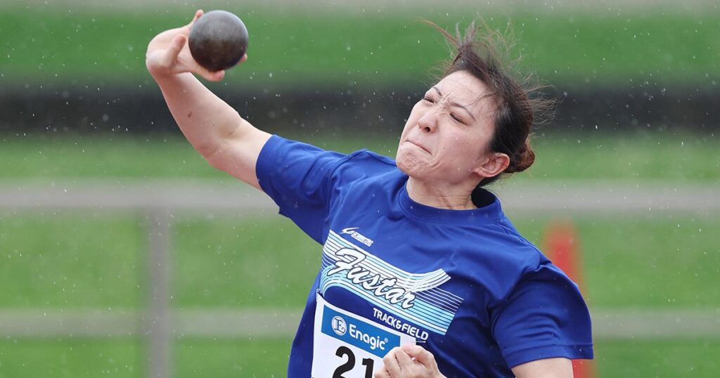 砲丸とやりで山崎が2冠達成　沖縄陸上競技選手権