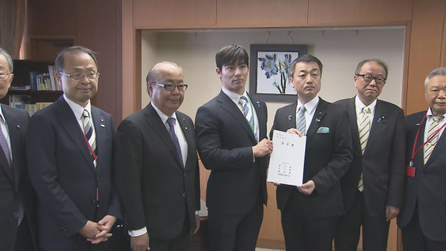 今国会中で「詳細なルート」決定を  石田知事が初めて中央要請 北陸3県の知事が北陸新幹線の早期開業を求め要望活動 詳しいルートには触れず