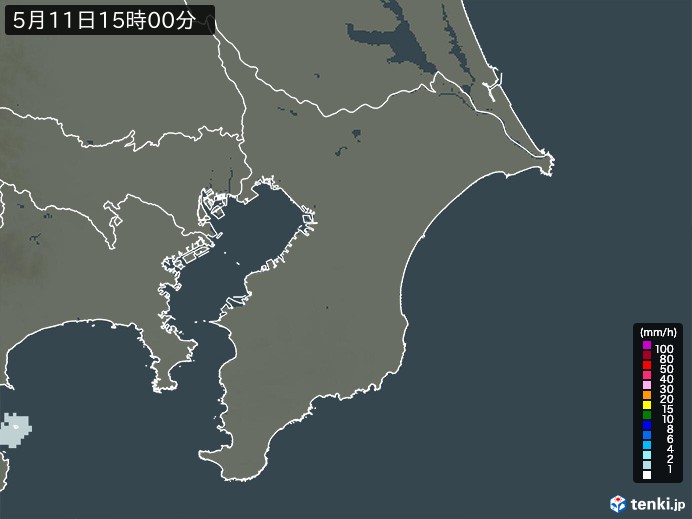 千葉県の過去の雨雲レーダー(2026年05月11日) – 日本気象協会 tenki.jp 千葉県の雨雲レーダー(2026年05月11日)