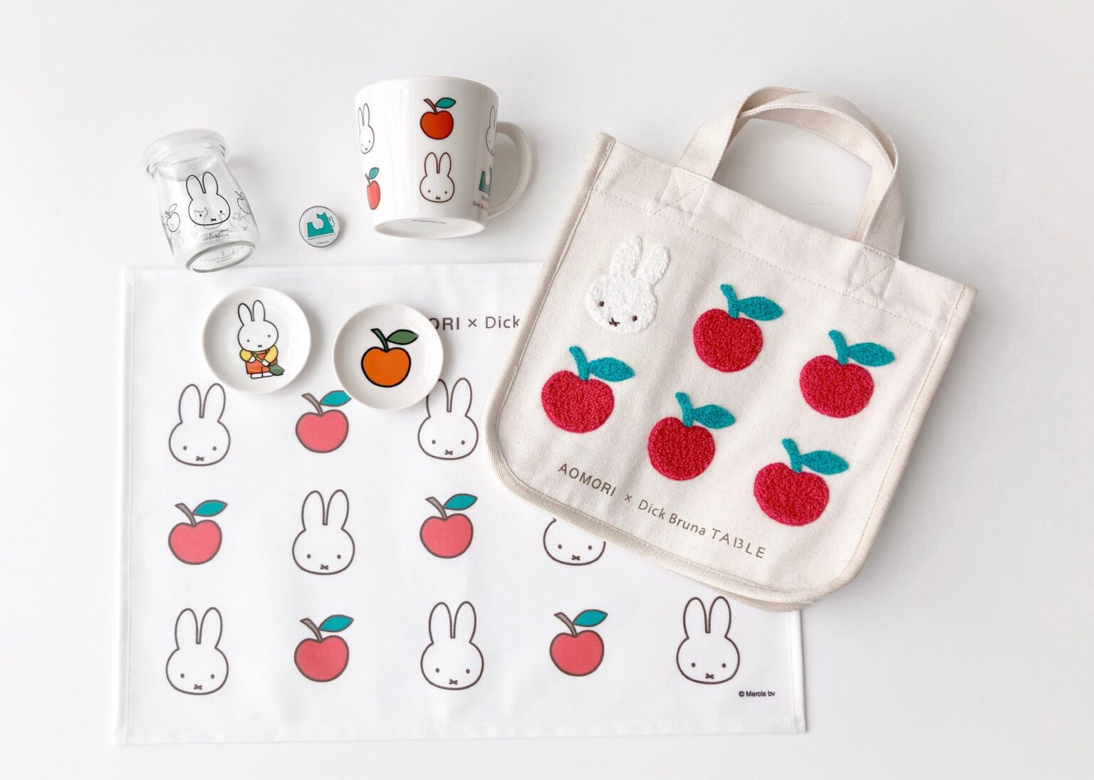 ミッフィーとリンゴをあしらった「AOMORI×Dick Bruna TABLE」限定グッズ第2弾が登場！普段使いしやすいアイテムで青森の思い出を日常に | 株式会社フェリシモのプレスリリース