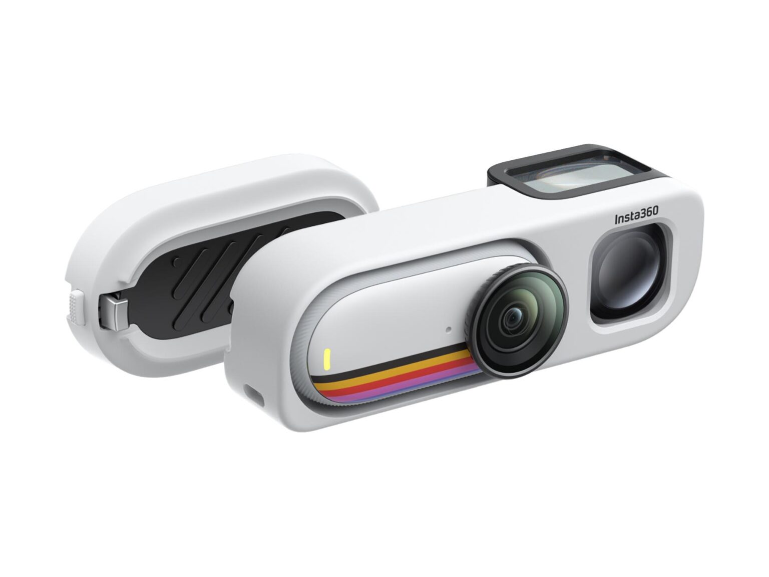 アクションカメラをフィルムカメラ風にする「Insta360 GO 3S」レトロキット - デジカメ Watch