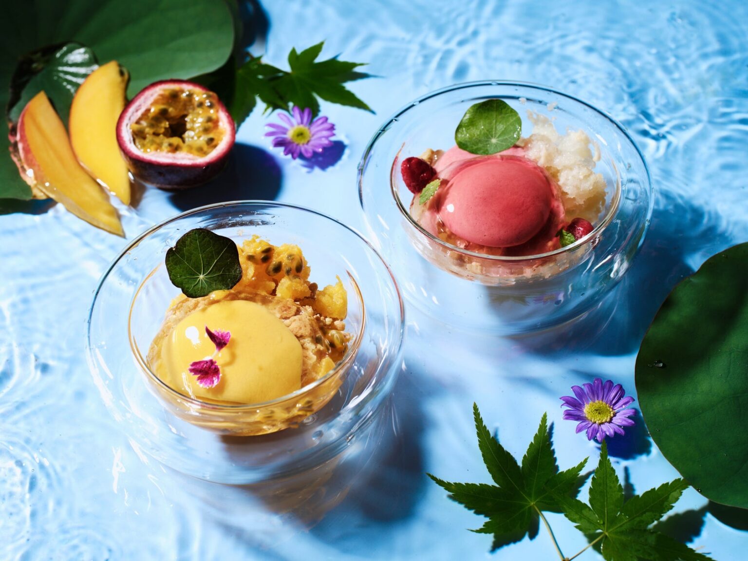 涼やかな口どけと多彩な食感を楽しむ！ライフスタイルホテル「THE LIVELY 大阪本町」にて、フレンチシェフが手掛ける、水信玄餅×グラニテの和洋ハイブリッドスイーツが6/1より登場 | 株式会社　グローバルエージェンツのプレスリリース