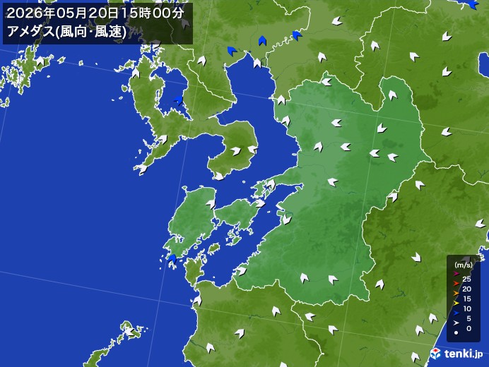 熊本県の過去のアメダス実況(2026年05月20日)(風向・風速) – 日本気象協会 tenki.jp 熊本県の過去のアメダス実況(2026年05月20日)(風向・風速) - 日本気象協会 tenki.jp