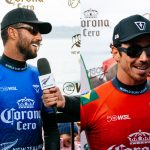 男子ベスト8、女子ベスト4が決定。トリードがメディーナからリーダージャージを奪取。CT第4戦ニュージーランド・プロ 大会4日目