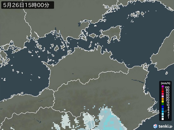 香川県の過去の雨雲レーダー(2026年05月26日) – 日本気象協会 tenki.jp 香川県の雨雲レーダー(2026年05月26日)