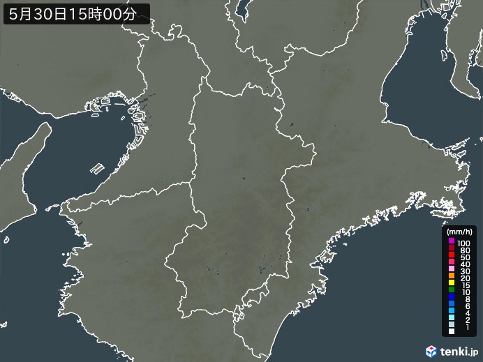 奈良県の過去の雨雲レーダー(2026年05月30日) – 日本気象協会 tenki.jp 奈良県の雨雲レーダー(2026年05月30日)
