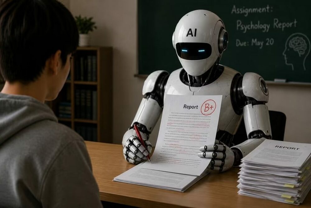 AI採点の限界浮き彫り、大学エッセー評価の一致率は半分程度 [韓国記者コラム]　写真枚　国際ニュース：AFPBB News