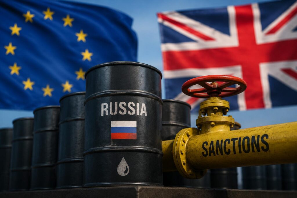 EUは、対ロシア石油関連制裁を部分的に緩和する英国の決定を批判した。欧州委員のヴァルディス・ドンブロフスキス氏は、今は「ロシアへの圧力を緩和する時期ではない」とし、制裁は緩和されるべきではなく強化されるべきだと述べた。