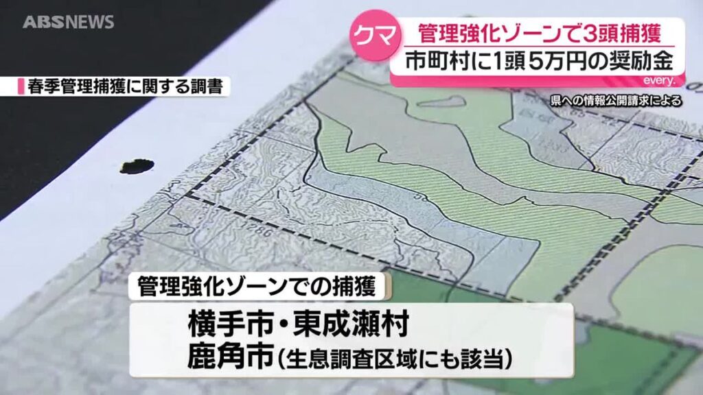 この春のクマの管理捕獲 県内でこれまでに7頭を捕獲 うち3頭は「管理強化ゾーン」内で 秋田(2026年5月19日掲載)|ABS NEWS NNN 共有