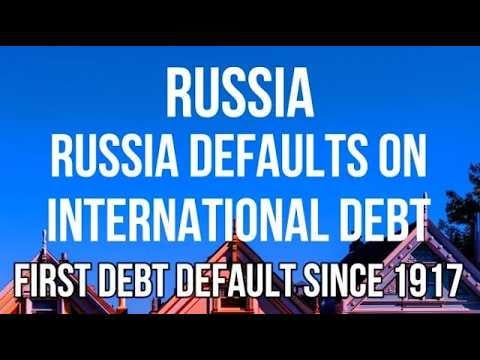 ロシア、1917年以来初めて債務不履行 ロシアの評判と将来の債務に大惨事