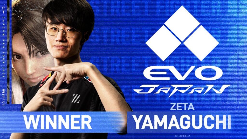 「CAPCOM Pro Tour 2026 Premier」最初の大会「Evo Japan」優勝はZETA | YAMAGUCHI選手！