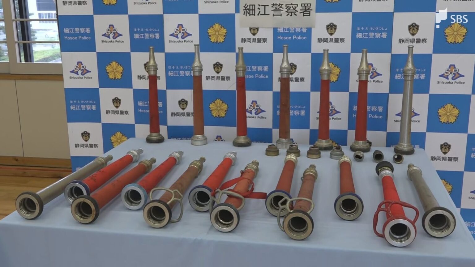 消火栓ホースの筒先を盗んだ疑いで50代の男を逮捕 県西部で筒先の盗難が相次ぐ警察が関連を捜査=静岡県警（静岡放送（SBS）） - Yahoo!ニュース