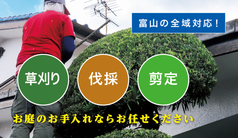 お庭の大将富山店 ／富山で新展開！草刈り・庭木剪定・庭木伐採など、 お庭のお困りごとを解決する新サービス「お庭の大将」を開始！ - 無料プレスリリース「PR-FREE」