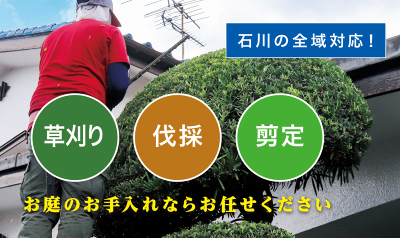 お庭の大将石川店 ／石川で新展開！草刈り・庭木剪定・庭木伐採など、 お庭のお困りごとを解決する新サービス「お庭の大将」を開始！ - 無料プレスリリース「PR-FREE」