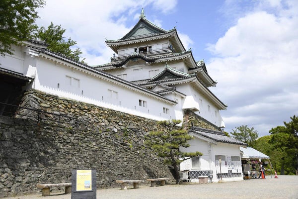 市民に親しまれている和歌山城（和歌山市で）