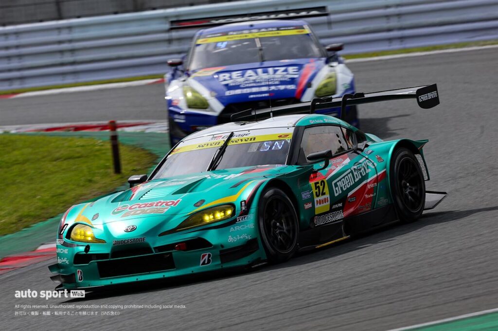 第2戦富士でもGT300表彰台を争ったGreen Brave GR Supra GT、「最悪のタイミング」のFCYに泣く（オートスポーツweb）