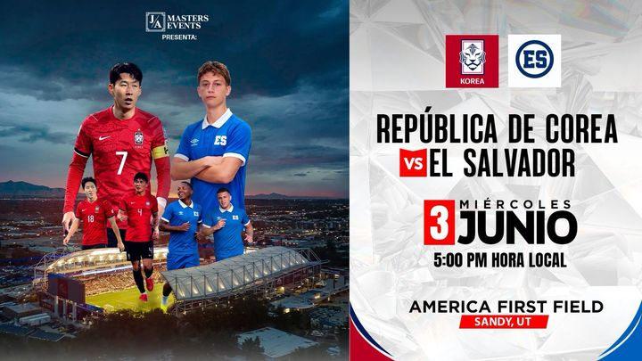 韓国との親善試合のニュースを伝えるエルサルバドルサッカー協会。 /写真=エルサルバドルサッカー協会公式SNSのまとめ