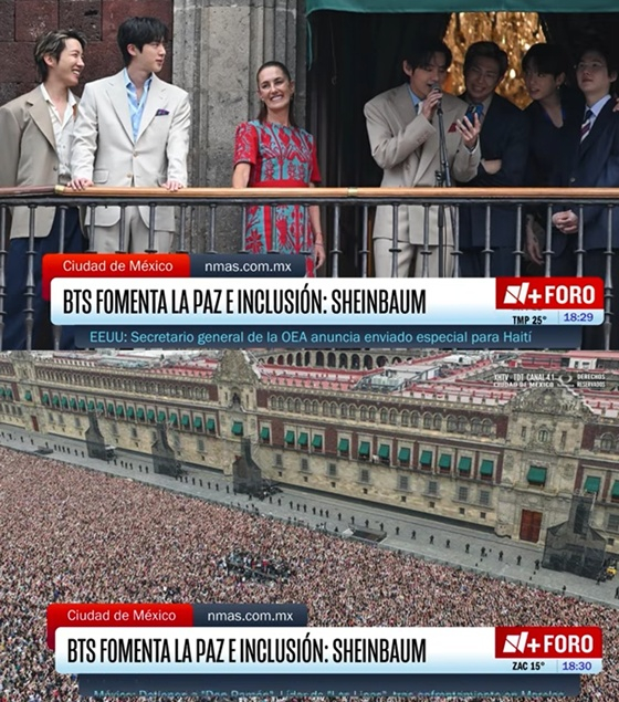 BTS/写真=メキシコのニュースメディアNmas画面キャプチャー