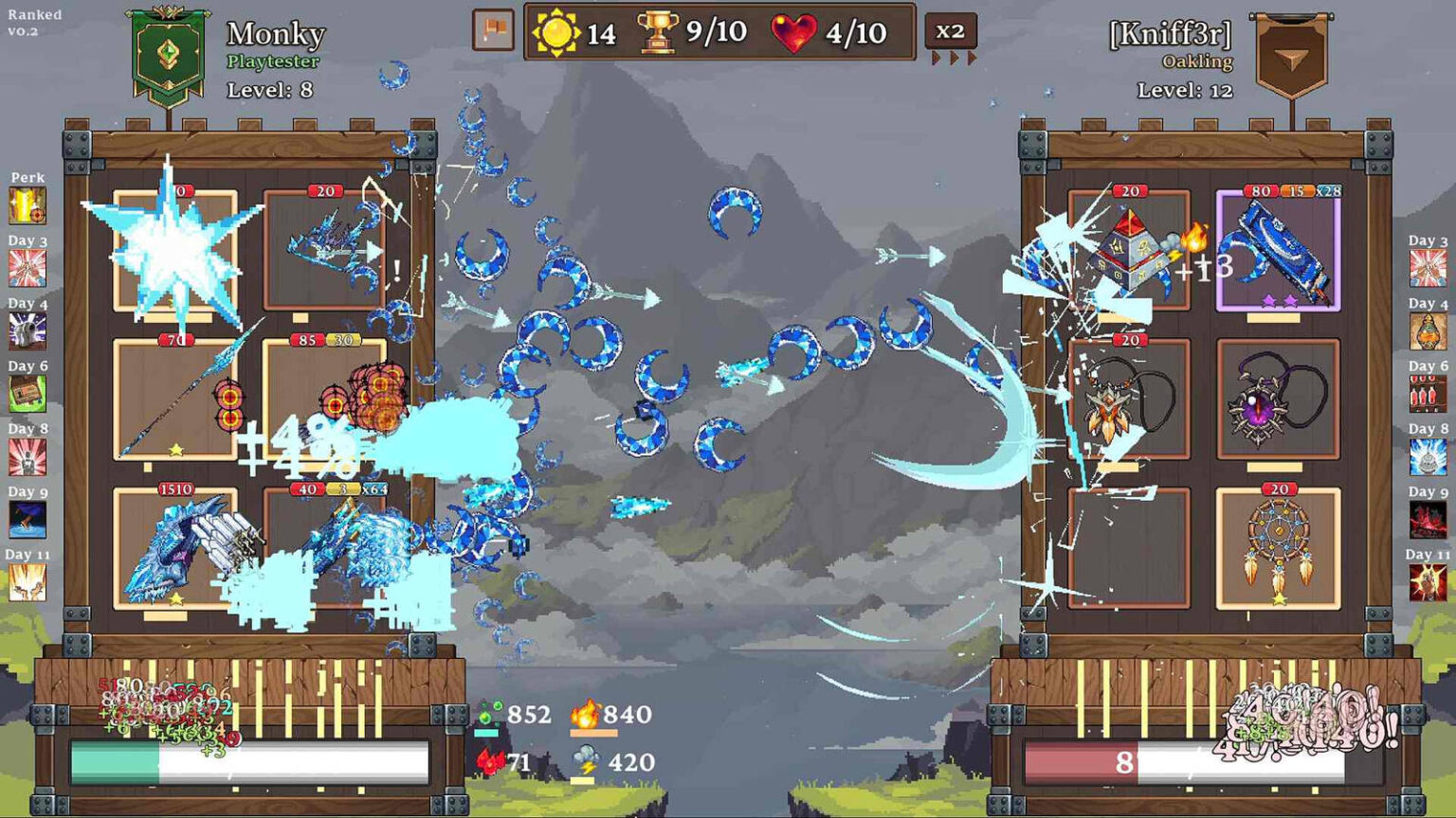 タワー構築オートバトラー『Oaken Tower』配信後じわじわ人気急上昇中。装備配置でド派手シナジー炸裂、頂点ビルド目指す非同期PvP - AUTOMATON