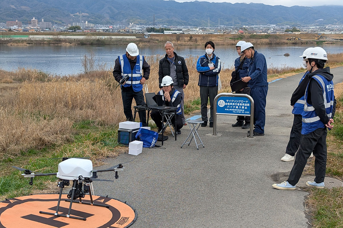 ユースケース② 河川や道路の状況確認に有効な巡回航路の設定