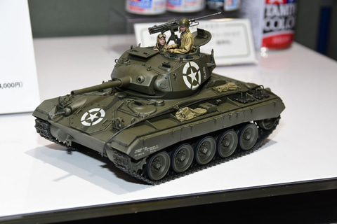 タミヤ、「1/35 アメリカ軽戦車 M24 チャーフィー（ヨーロッパ戦線）」は、75mm砲を積んだパワフルな姿を最新技術で表現【#静岡ホビーショー】（HOBBY Watch）