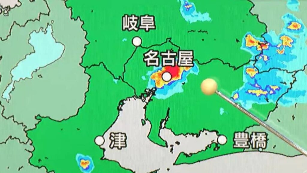 名古屋で急な雨…愛知を中心に帰宅時間は雷やザッと強まる雨に注意を 東海3県の天気予報（CBCテレビ） - Yahoo!ニュース