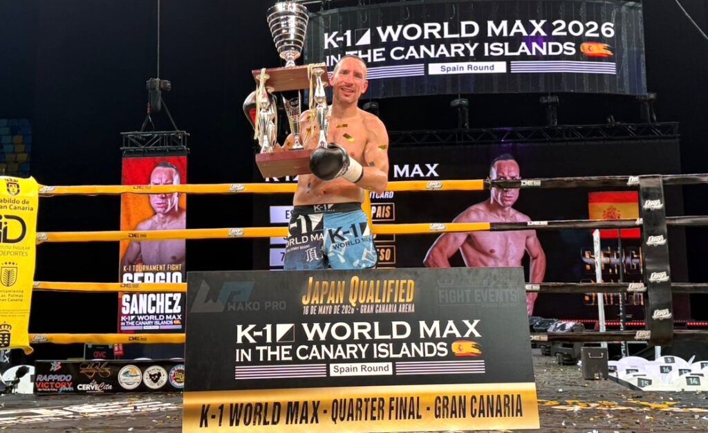 【K-1】K-1 WORLD MAXスペイン予選は地元スターのセルヒオ・サンチェスが制覇、準優勝はファビオ・ヴェイガが健闘＝5.16『K-1 WORLD MAX 2026 in THE CANARY ISLANDS』（ゴング格闘技）
