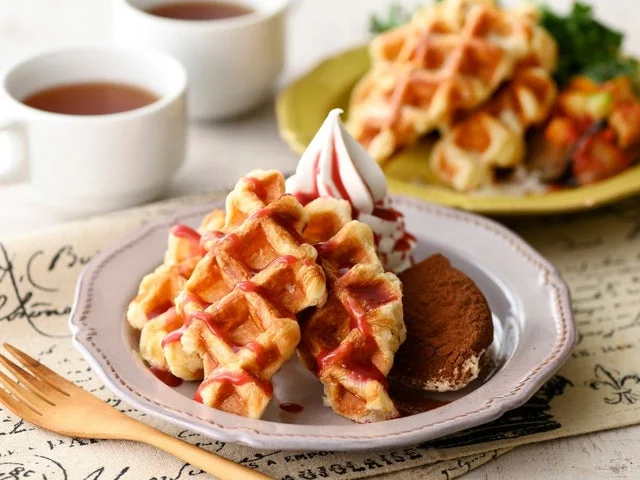 期間限定で提供されるパンケーキ