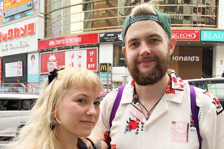 ドイツのフランクフルトから来たナンシーさん【写真：Hint-Pot編集部】