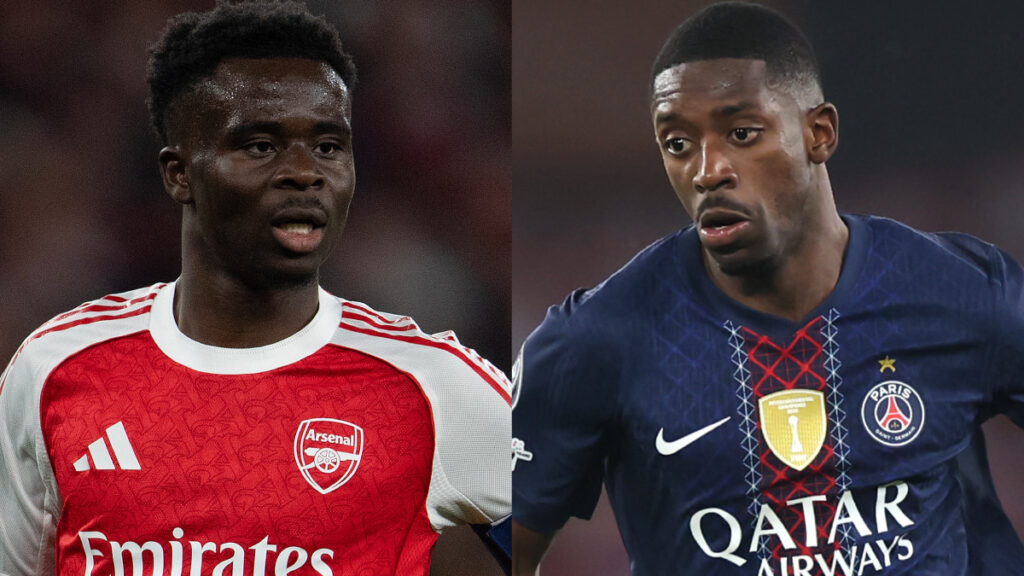 UEFAチャンピオンズリーグ　ファイナル　サカ＆デンべレ