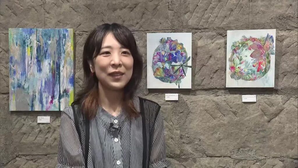 豊かな色彩で人々を魅了 池部貴恵さんの個展(2026年5月27日掲載)|UMK NEWS NNN 共有