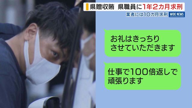 「お礼はきっちり」 LINEのやり取り明らかに 県贈収賄事件で検察側 県職員に懲役1年2カ月求刑 山梨(YBS山梨放送) 「お礼はきっちり」 LINEのやり取り明らかに 県贈収賄事件で検察側 県職員に懲役1年2カ月求刑 山梨(YBS山梨放送)