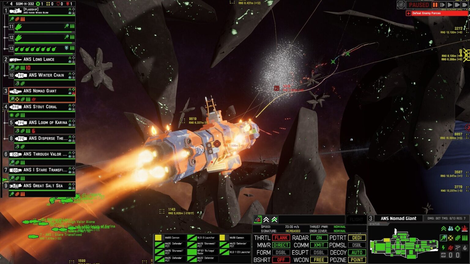 宇宙艦隊RTS『ネビュラス：フリート・コマンド』大型アプデでついに日本語対応、宇宙戦がぐっと遊びやすく。 “ミサイルの誘導方式”までがっつり描く本格派シム - AUTOMATON