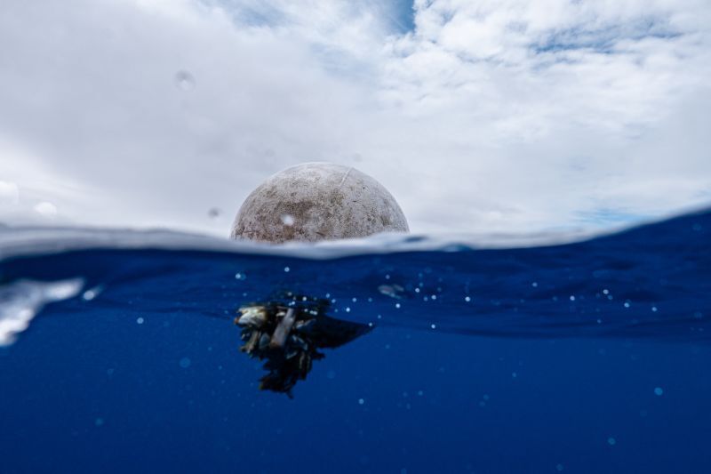 太平洋ごみベルトに浮かぶプラスチック/The Ocean Cleanup