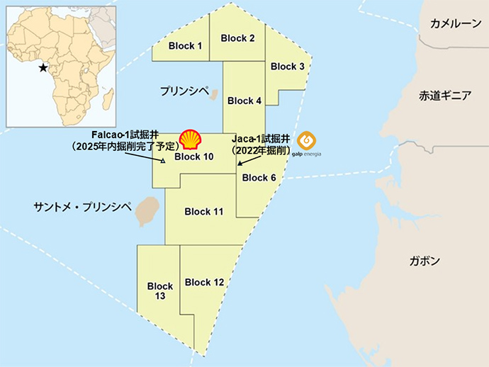 図3:サントメ・プリンシペにおける探鉱動向