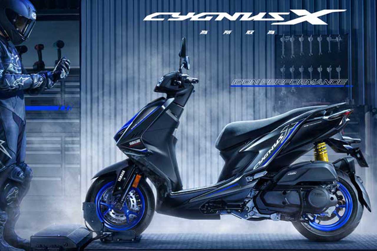 画像: Taiwan YAMAHA CYGNUS X “TSR 特仕版” 2026年モデル 総排気量:123cc エンジン形式:空冷4ストSOHC2バルブ単気筒 シート高:761mm 車両重量:103kg 発売日:2026年5月14日(木)※台湾のみ発売 価格:未発表