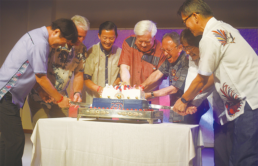 「友好関係発展を」　沖縄で米国独立２５０年祝う | 沖縄八重山日報 -Okinawa Yaeyama Nippo-