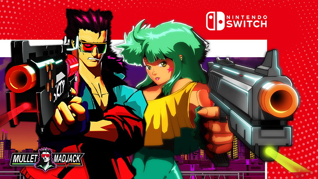 ブラジル・Hammer95とEpopeia Games、80～90年代のクラシックアニメにオマージュを捧げたFPS『Mullet MadJack』Switch版をリリース | gamebiz