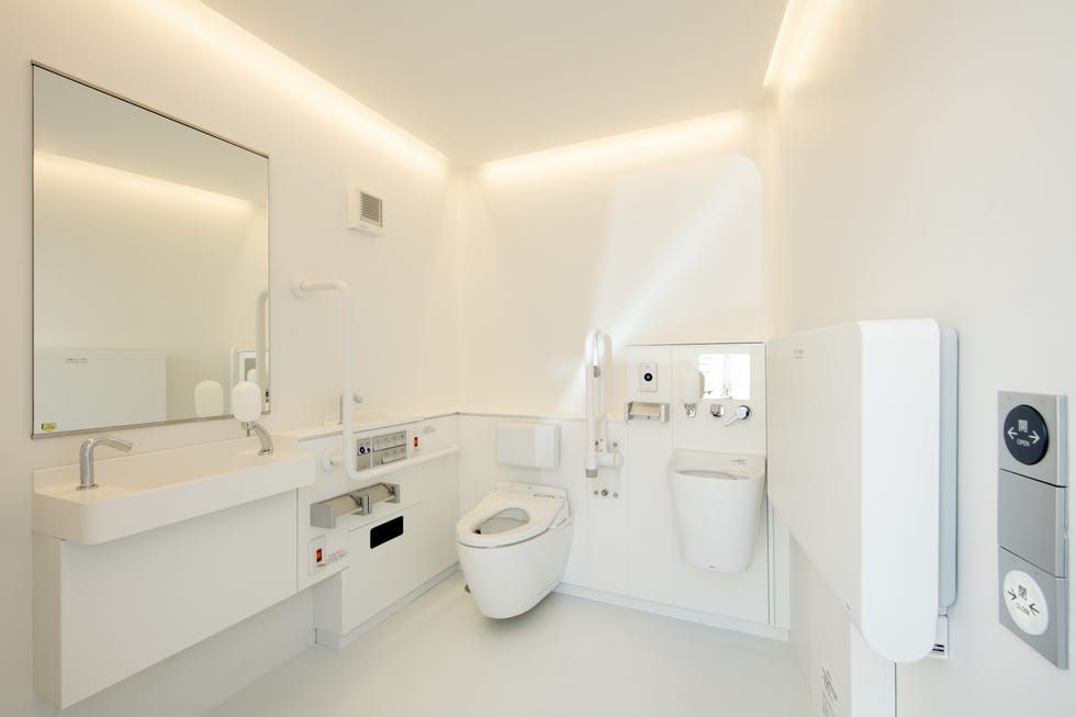 accessible bathroom with modern fixtures
