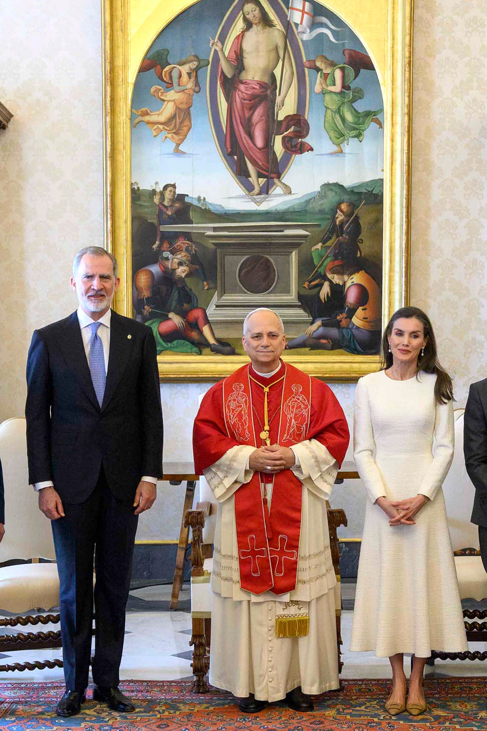 king felipe vi and queen letizia of spain visit the vatican
