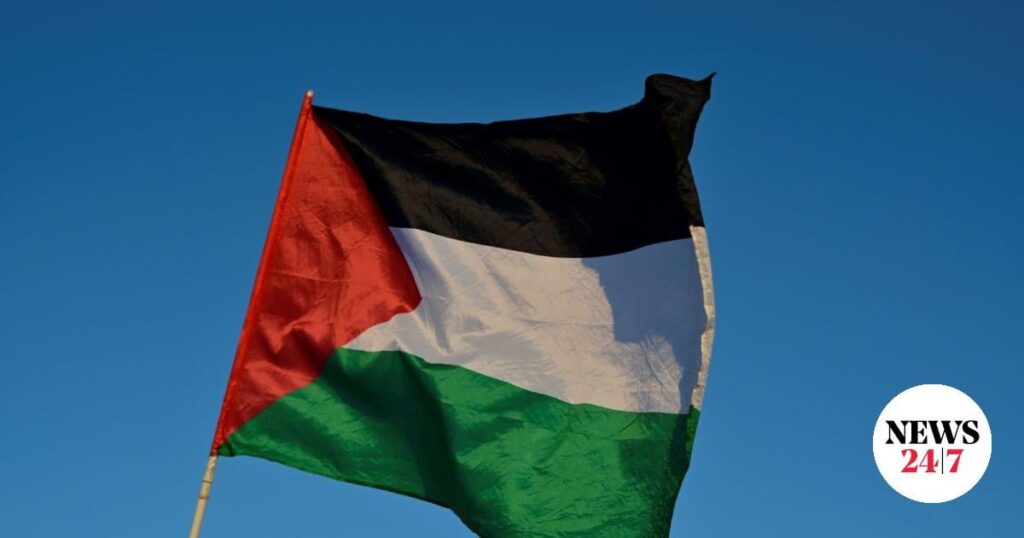 ガザ行進ギリシャのスタンドへの暴力攻撃 [από στρατιώτη IDF]