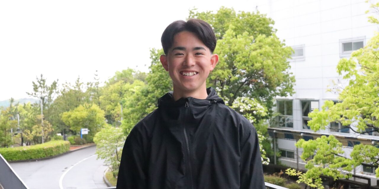 大阪体育大学スポーツ科学部１年・秋山将廣（まさひろ）さん（大阪・箕面学園高校）
【大阪体育大学】